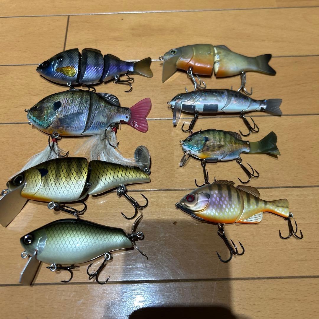 早い者勝ち　ギル系ルアー8個セット‼️