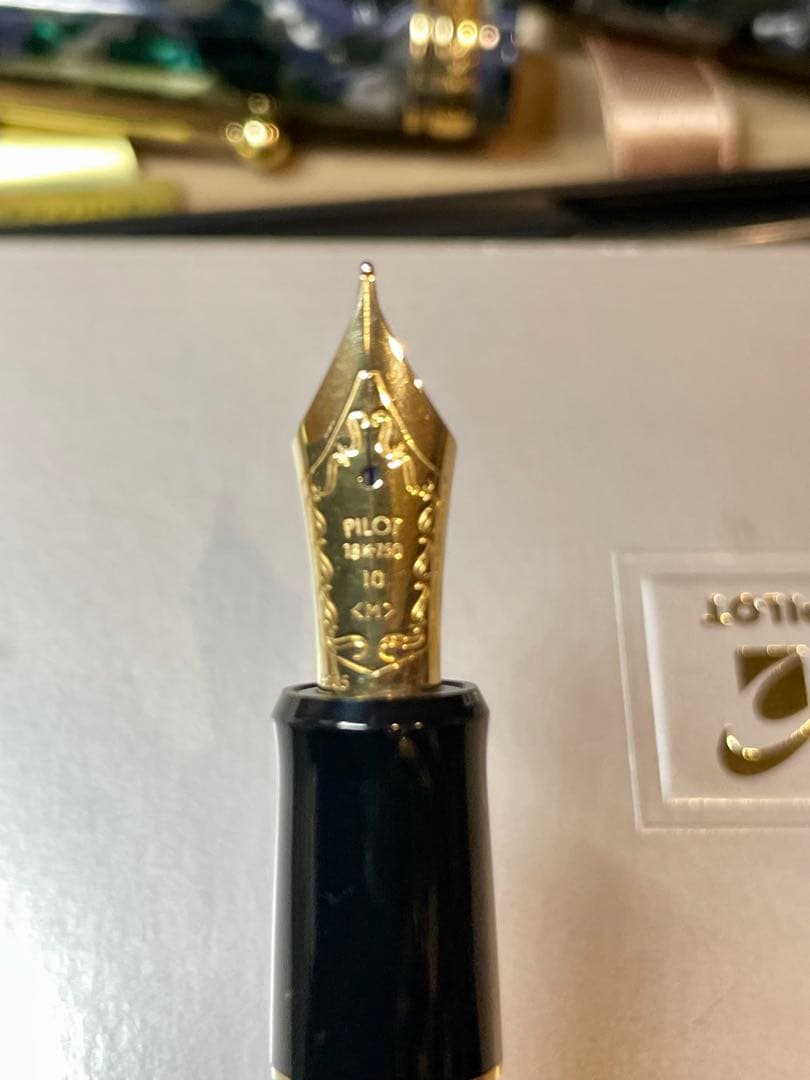 ガラクタヤ　パイロット　万年筆　カスタムレガンス1 グレー　M