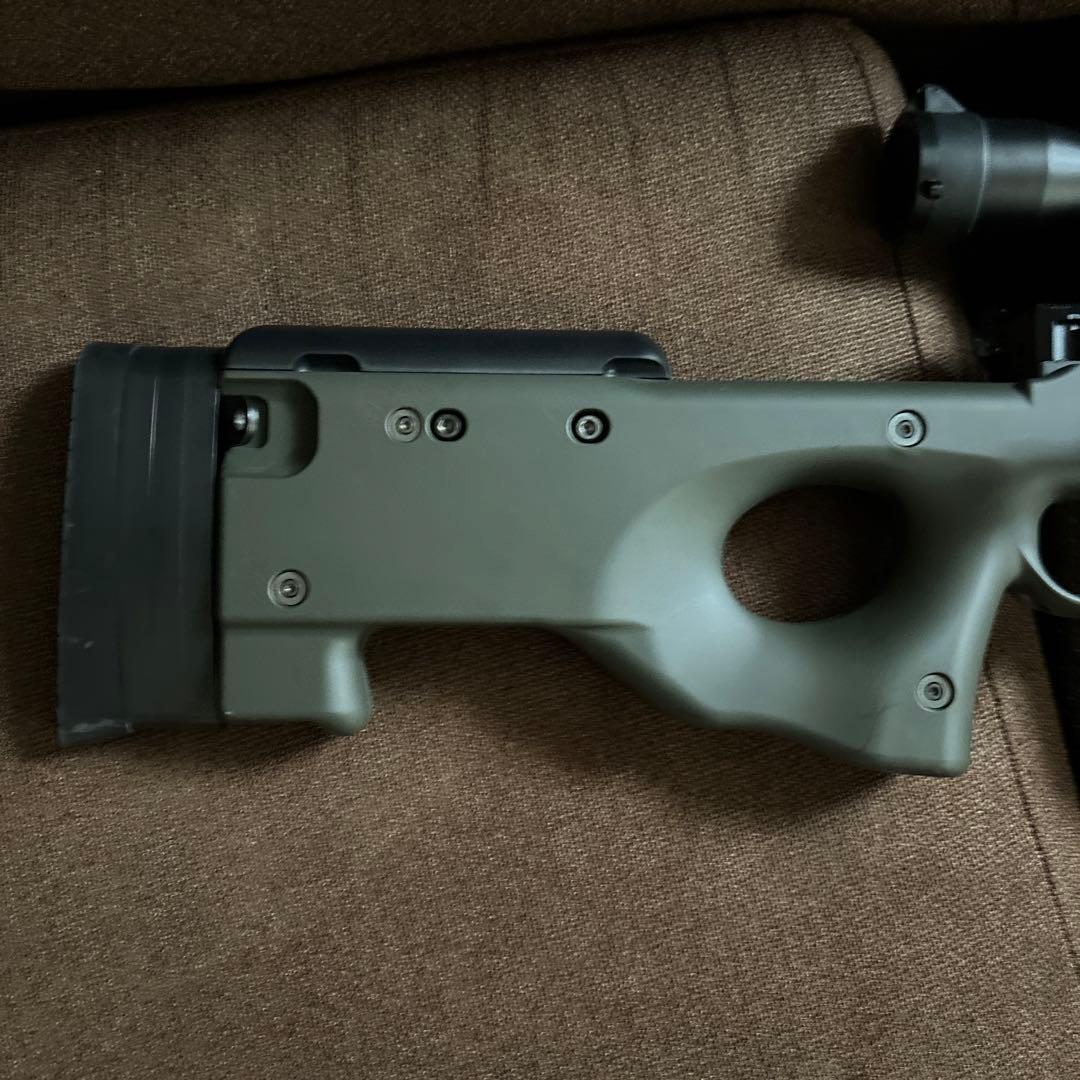 東京マルイ　L96 AWS グリーン　スコープ　バイポッド　赤井　スナイパー