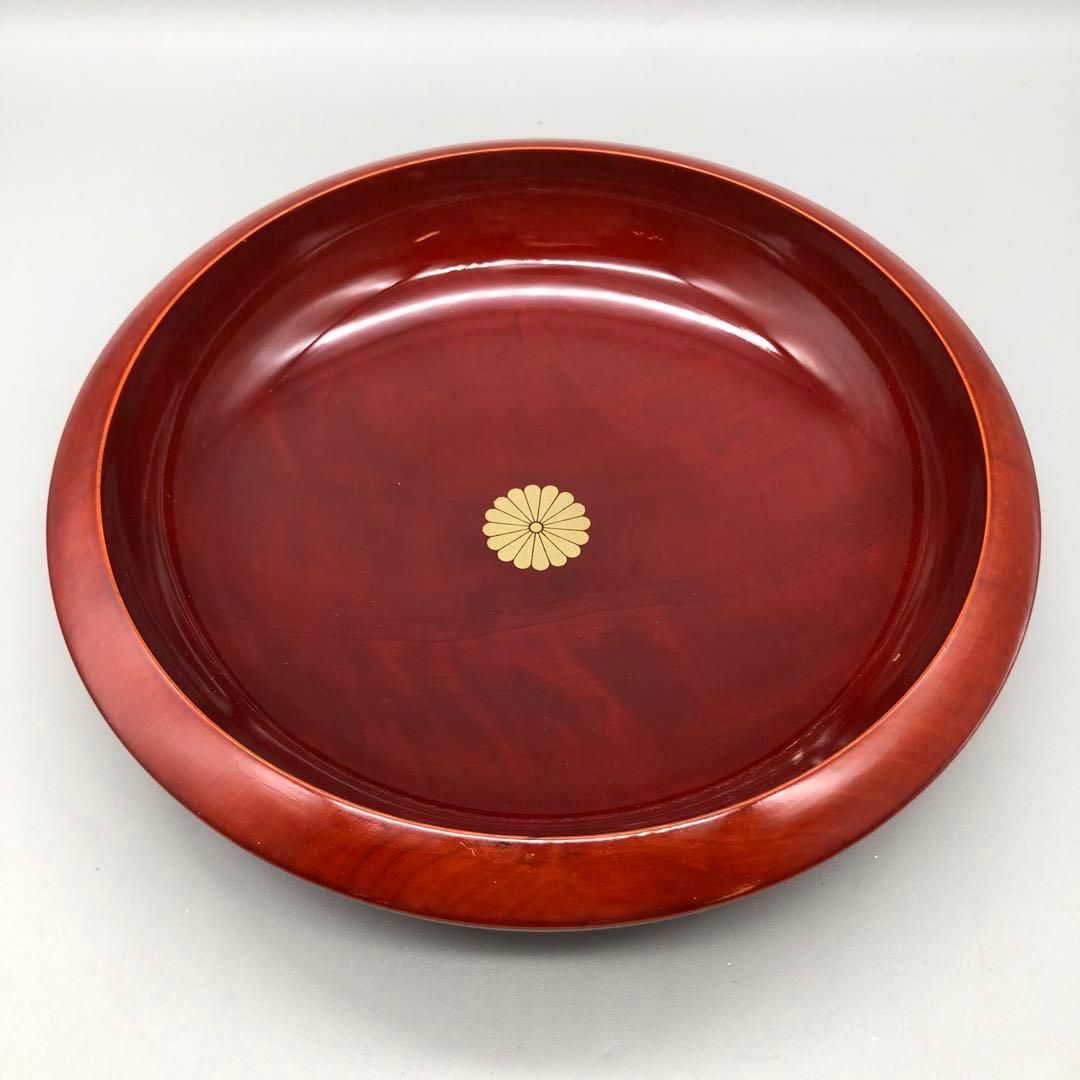 新品未使用箱入り宮内庁御用達山田平安堂飛騨春慶塗ボウル21cm高級伝統工芸漆器