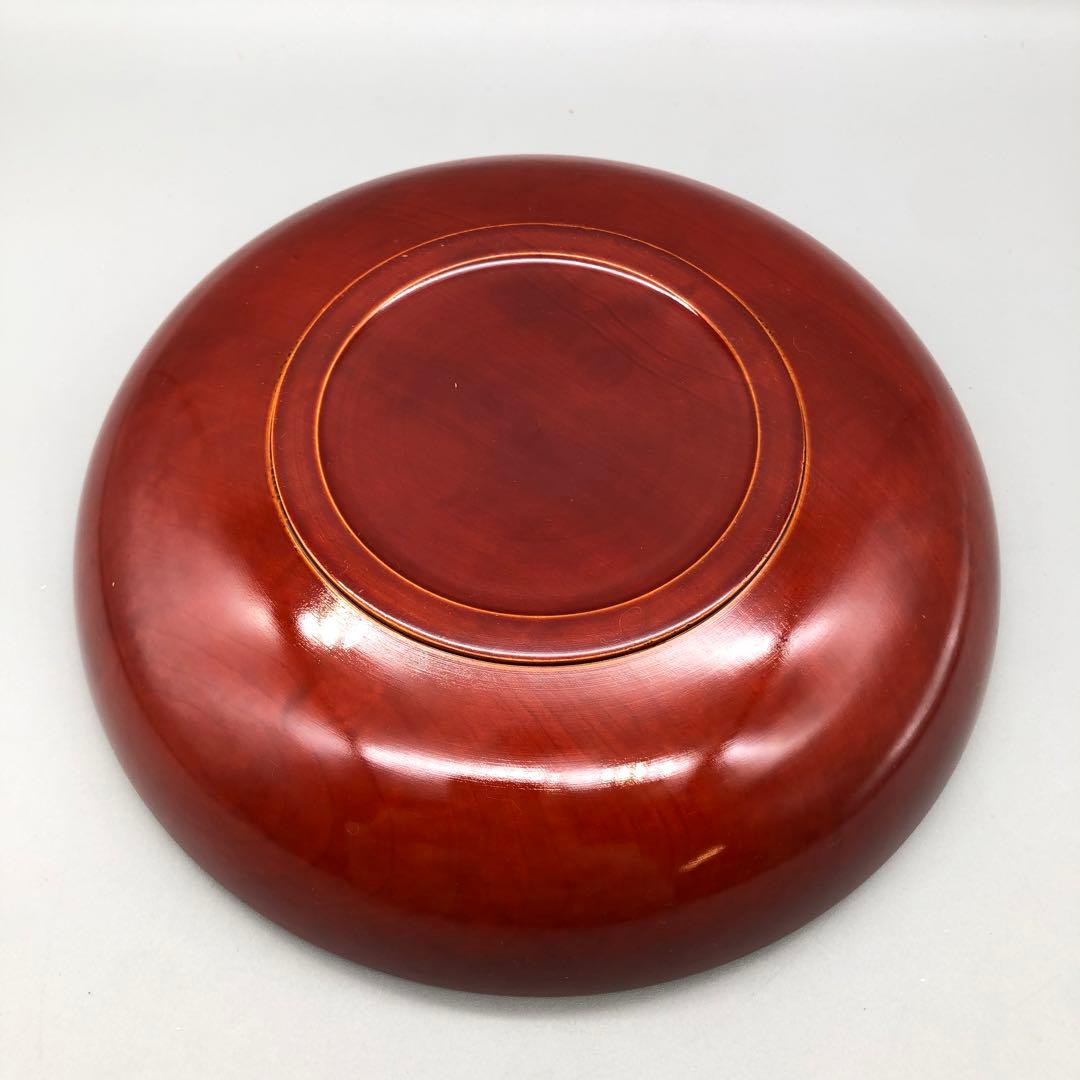 新品未使用箱入り宮内庁御用達山田平安堂飛騨春慶塗ボウル21cm高級伝統工芸漆器