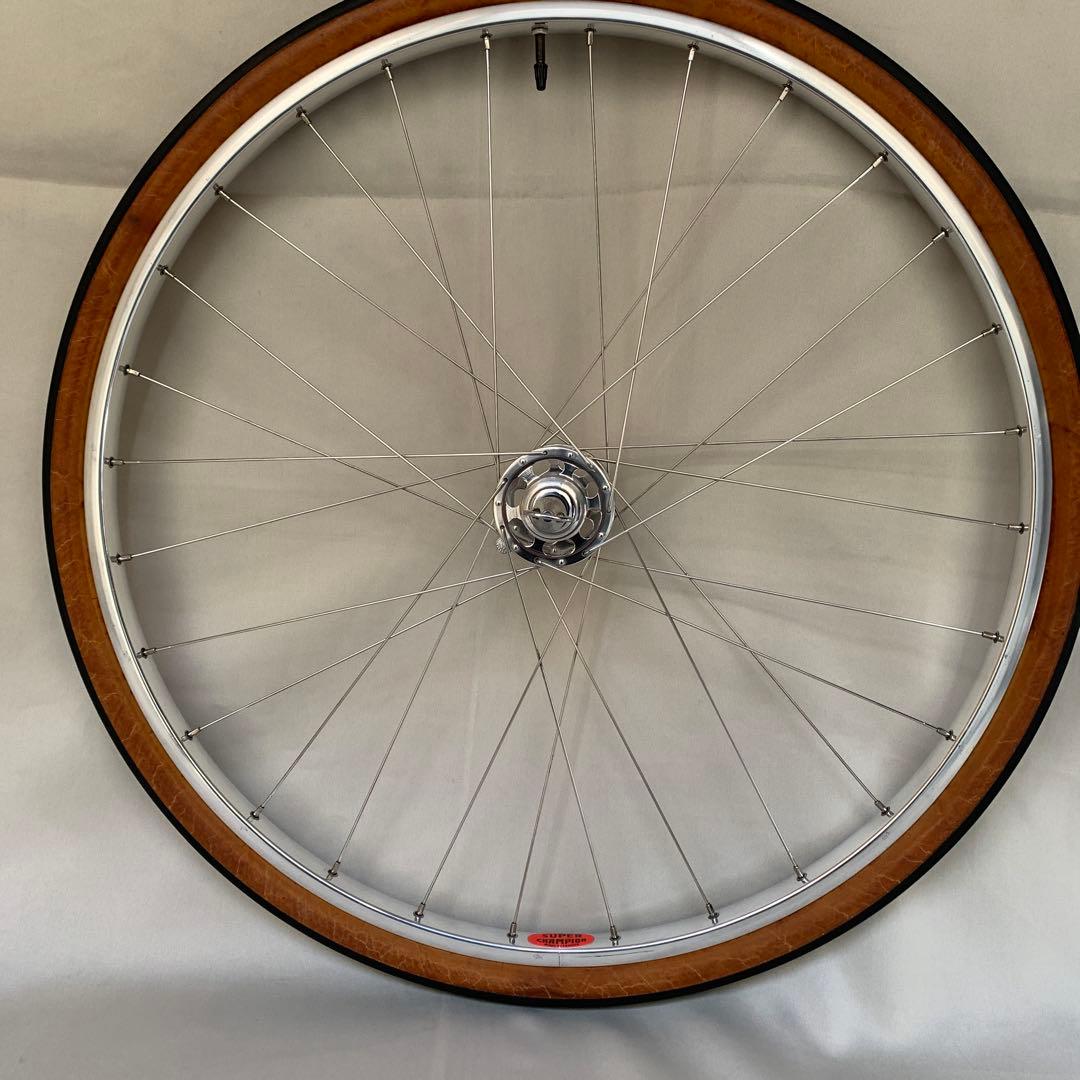 カンパニョーロレコードハブ+スーパーチャンピオン650Bリム　完組ホイール美品