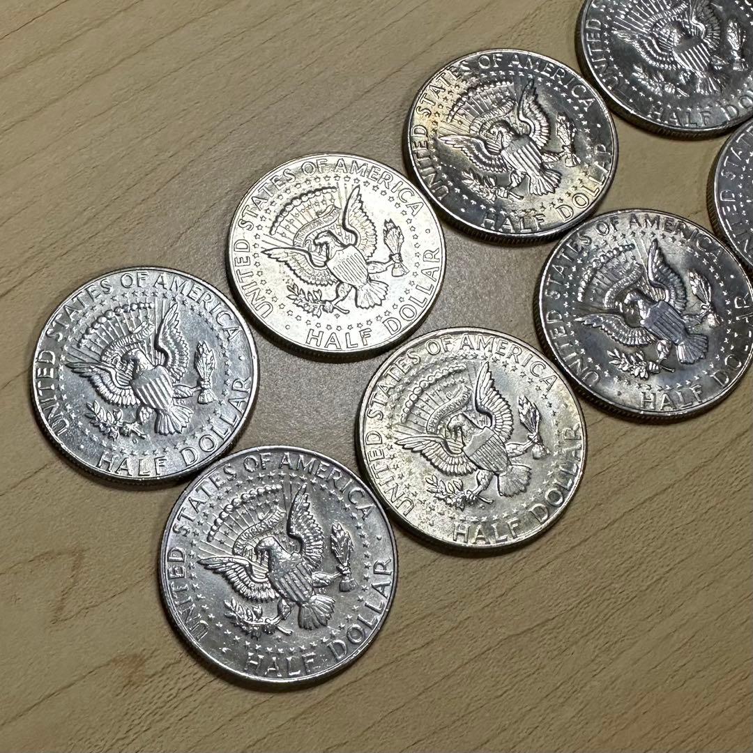 1964年 ケネディ ハーフダラー 10枚 シルバー 銀貨 銀品位90 c