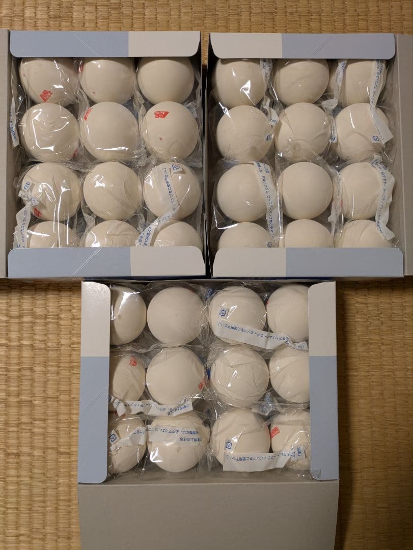 ソフトテニスボール公認球（アカエム白色）新品未使用３ダース