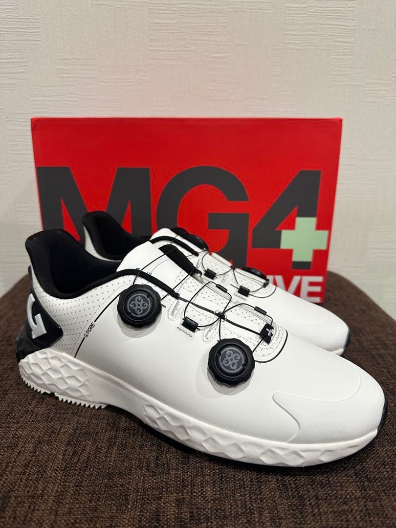 G/FOREメンズシューズG/DRIVE MG4+ ホワイト28㎝