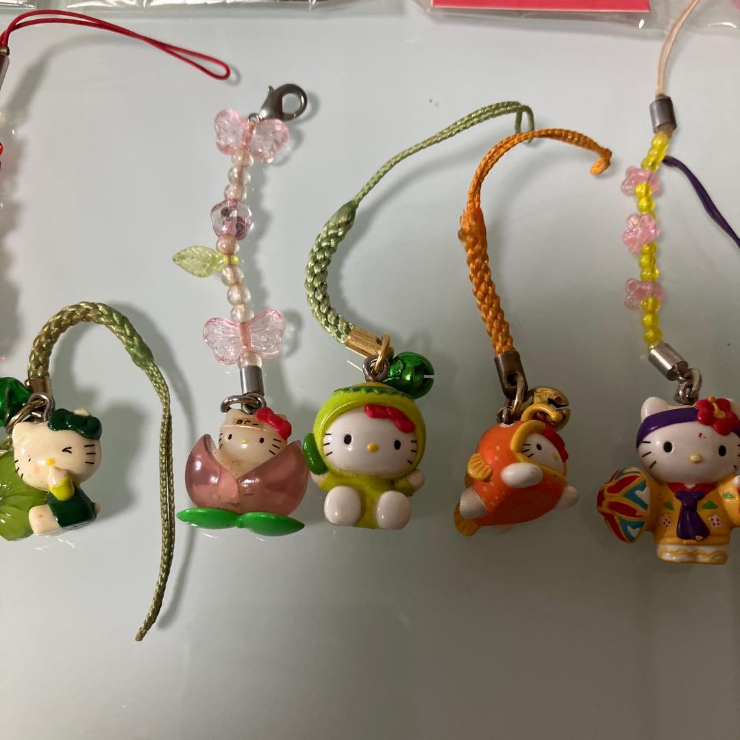ご当地キティ　限定ストラップ　根付け　ミラー　22点まとめ売り