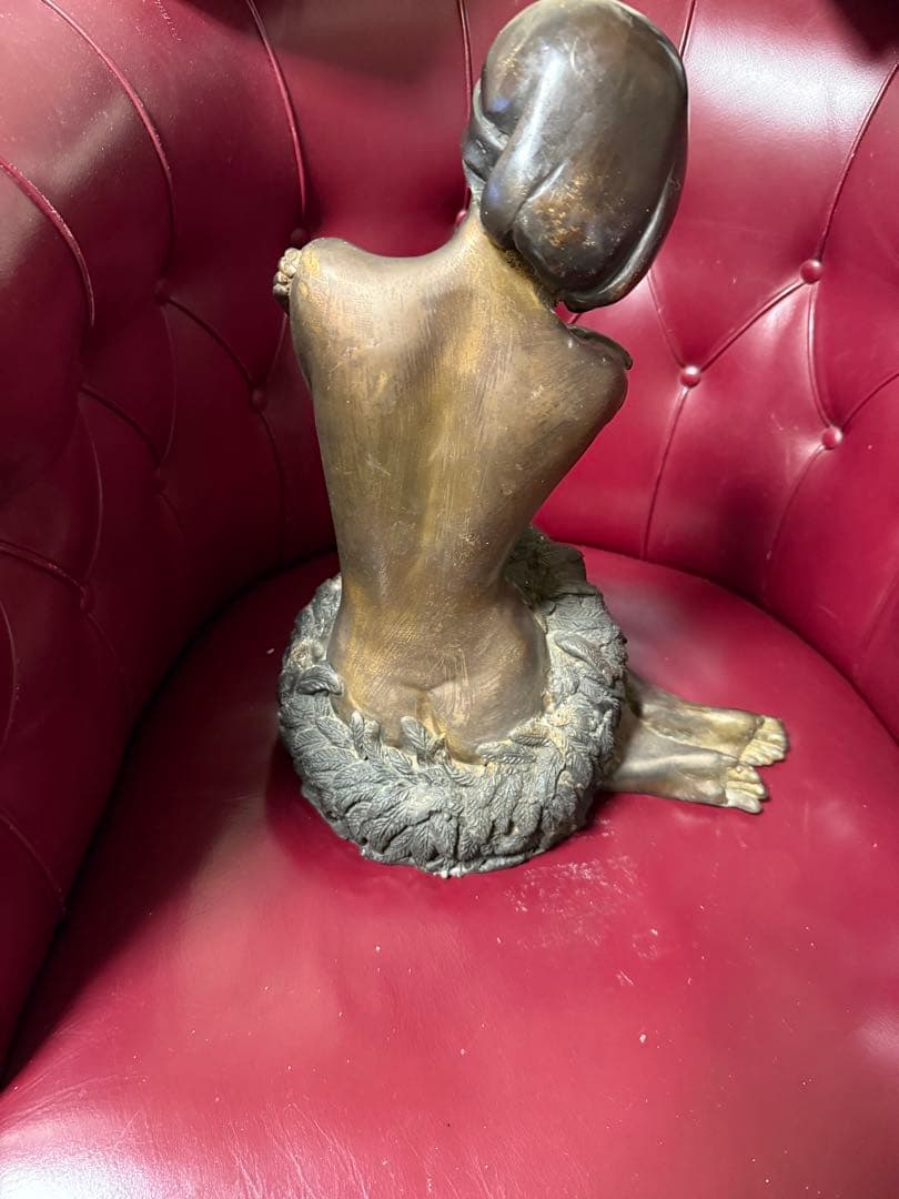 アートデコ ブロンズ女性像 約30cm