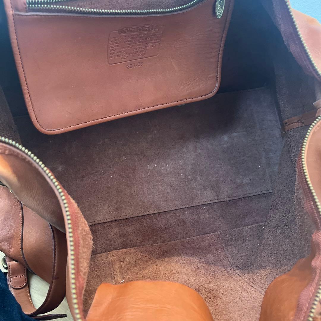 5000円引　COACH ボストンバッグ ブラウン