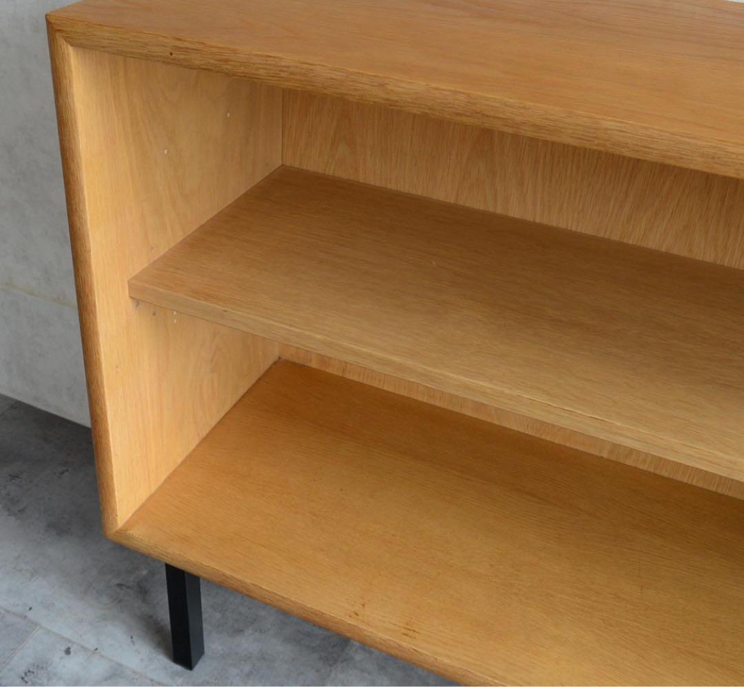 ドイツ 北欧ヴィンテージ オーク オープンシェルフ ブックシェルフ 飾り棚