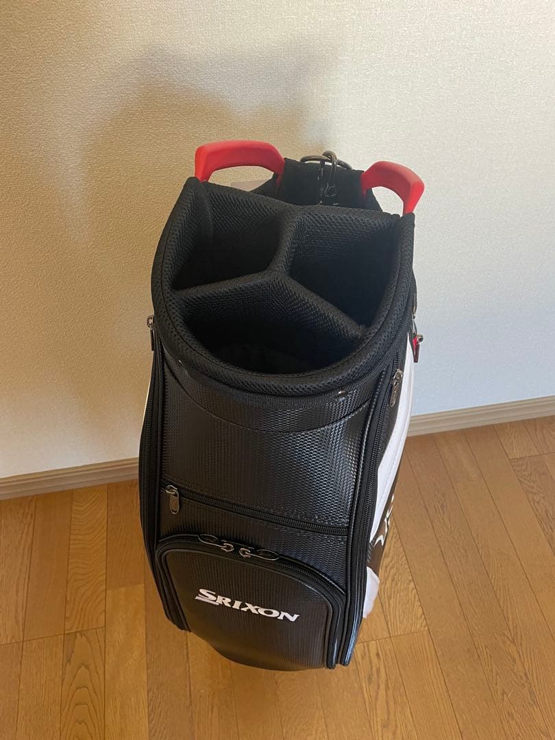 KTMさま　新品★Srixon 軽量キャディバッグ 黒/赤/白