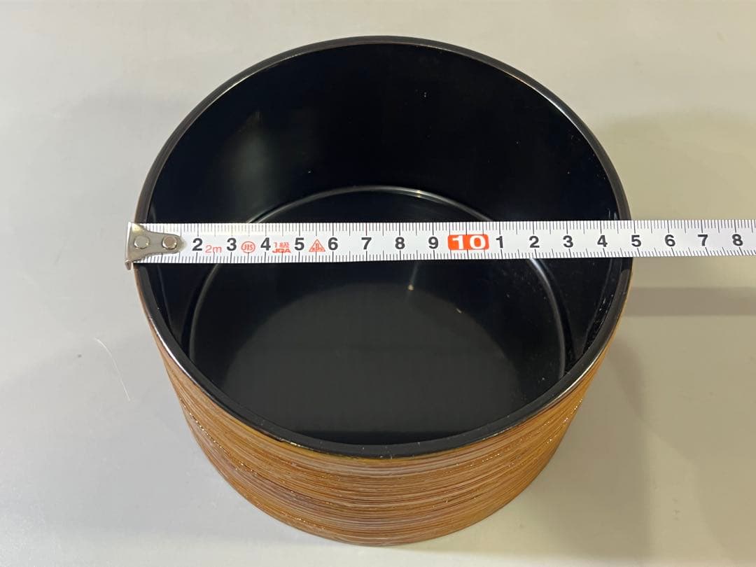 DT751 茶道具 輪島塗糸目 建水 共箱