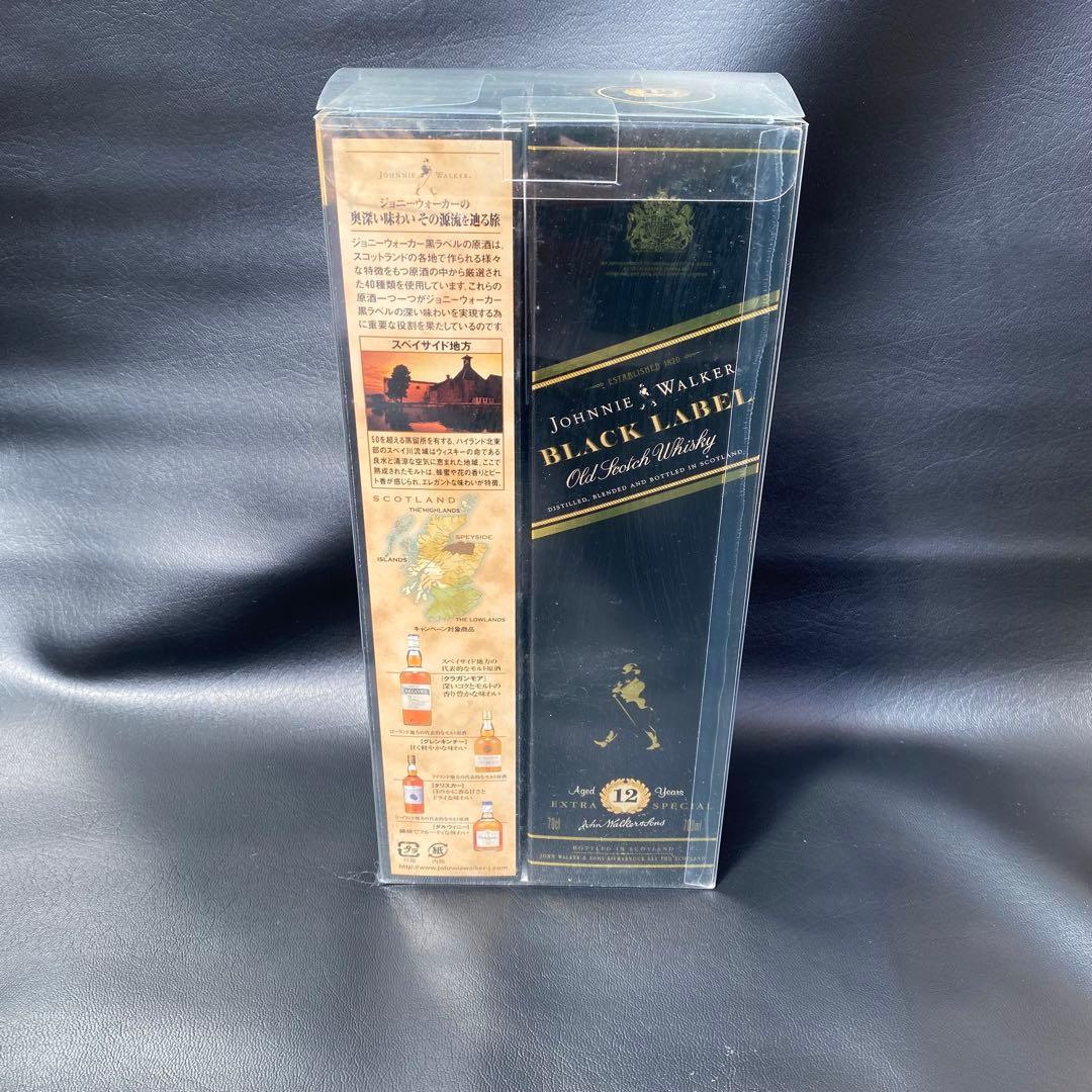 ◆古酒　ジョニーウォーカー１２年　スコッチウイスキーブラックラベル　３セット