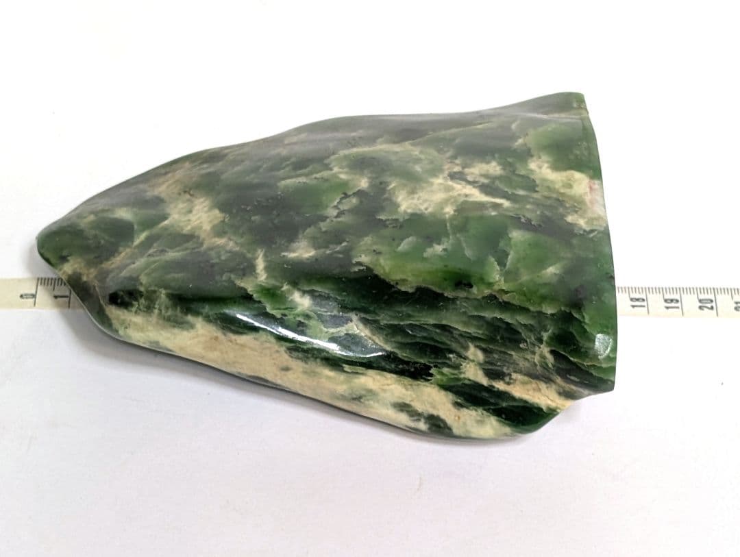 天然石　翡翠　オブジェ　置物