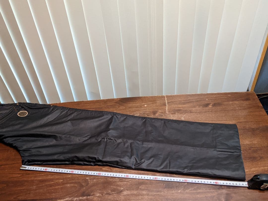 DOLCE　中綿　ダウン　系　ロングパンツ　ナイロン　保温　防寒　黒　　スポーツ