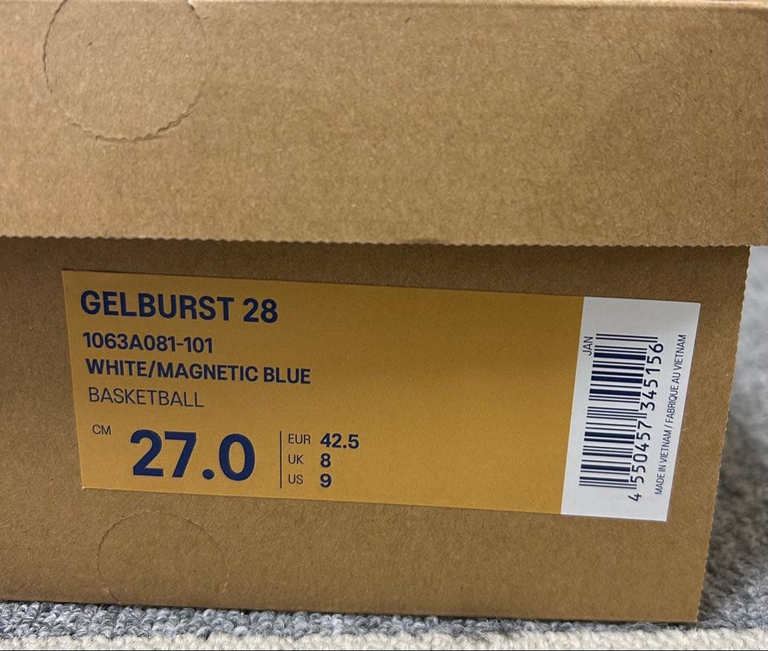 asics ゲルバースト28