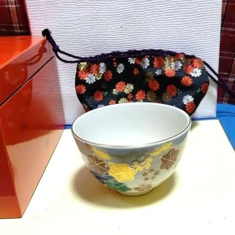 茶箱、根来塗木製と付属品9種付