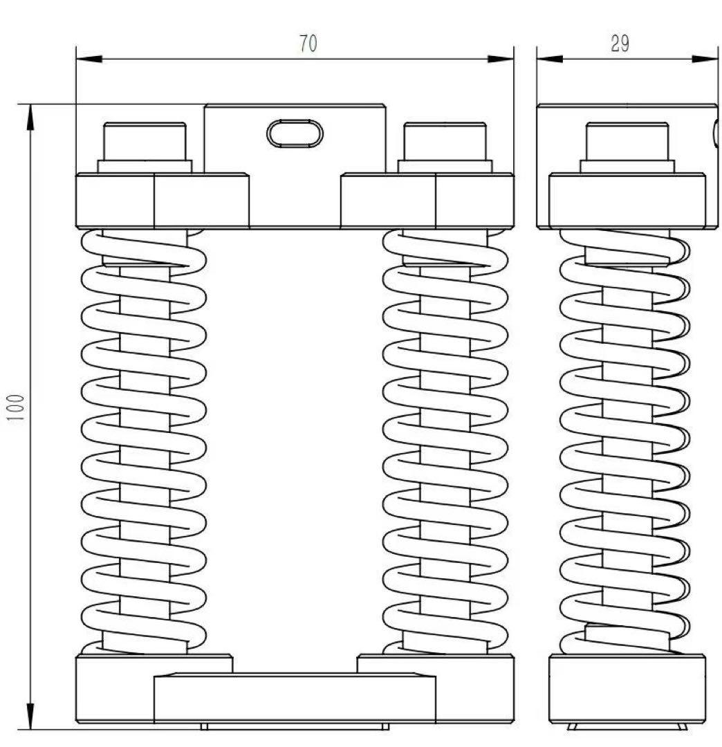 LP LITEPRO BIRDY BD-1フロントサスペンション シルバー
