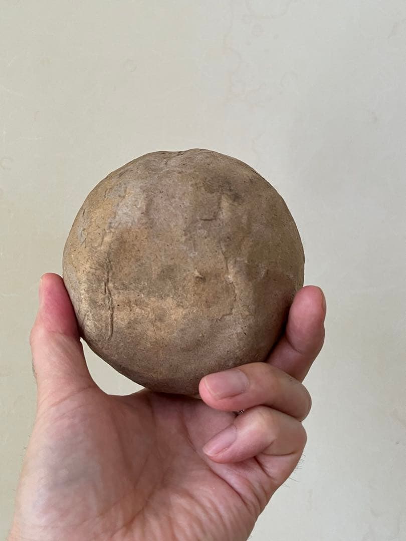 高崎達磨 達磨の木型　2 張子の達磨　中身あり　木型付き　骨董　民藝