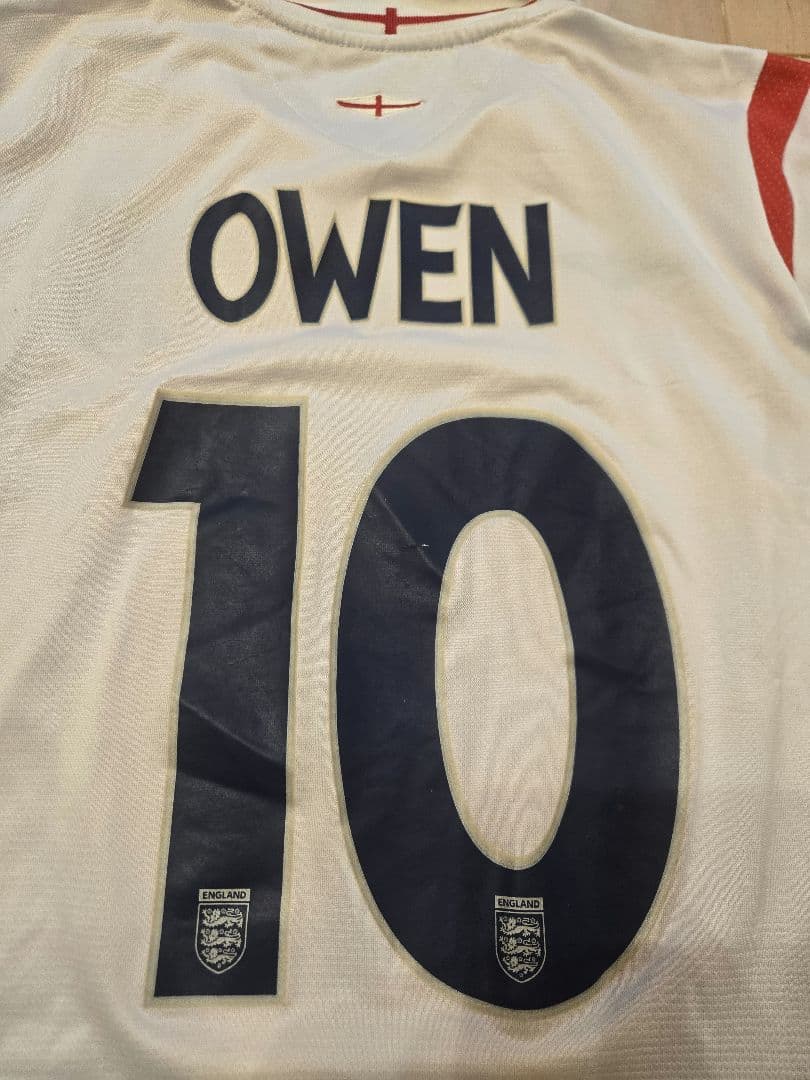05-07年イングランド代表 マイケル・オーウェン選手 ユニフォーム