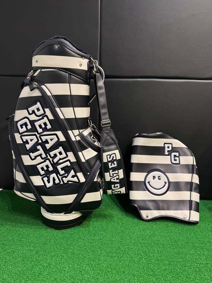 赤字出品！！PEARLY GATES ストライプ キャディバッグ 送料無料！