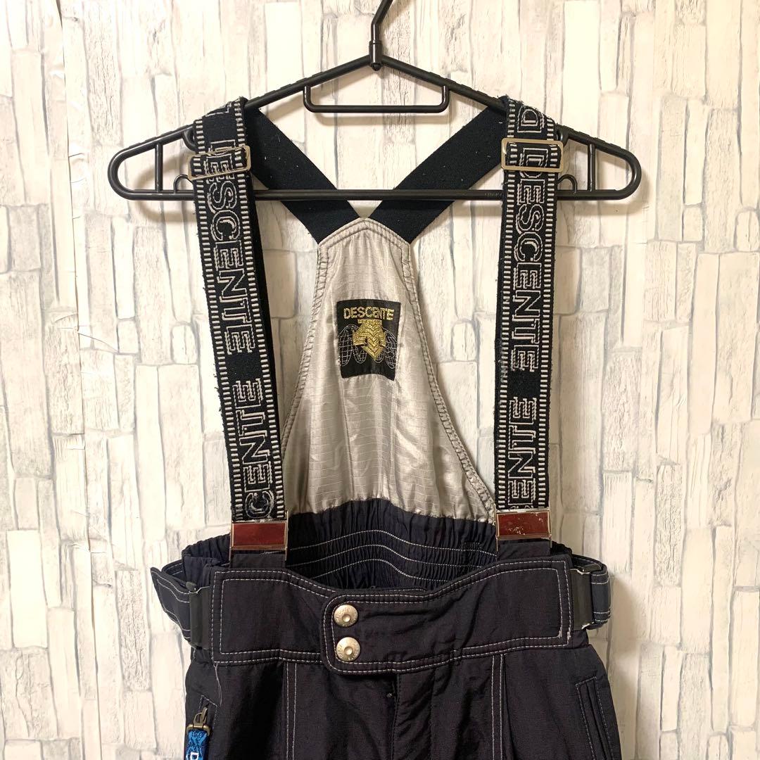 良品 大人気 DESCENTE/デサント スキーウェア上下セット Mサイズ 黄黒