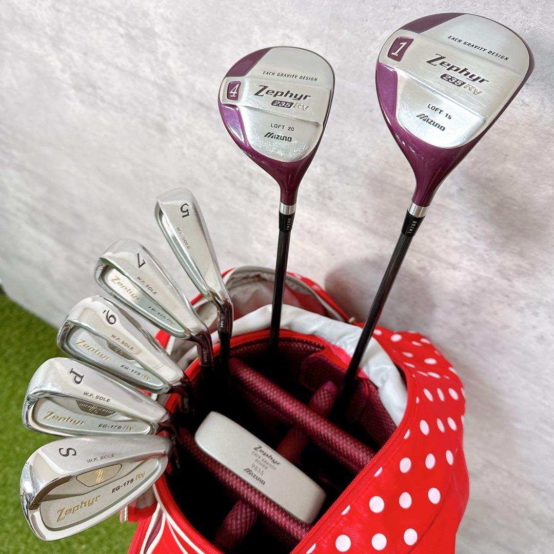 ゴルフクラブセット レディース Mizuno ミズノ ハーフセット 【K458】