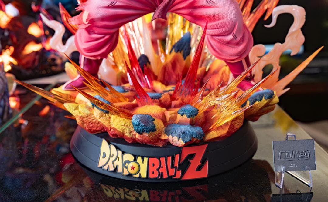 ドラゴンボール 界王拳 孫悟空 1/4 樹脂 彫刻フィギュア