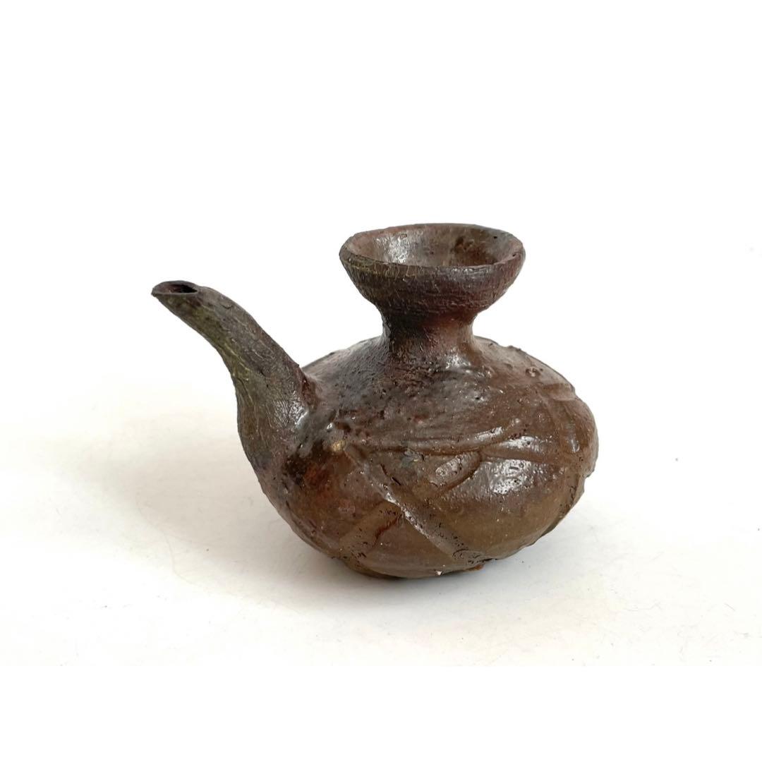 陶芸家　國吉清尚　カラカラ　水注　徳利　酒器　　焼締　徳利