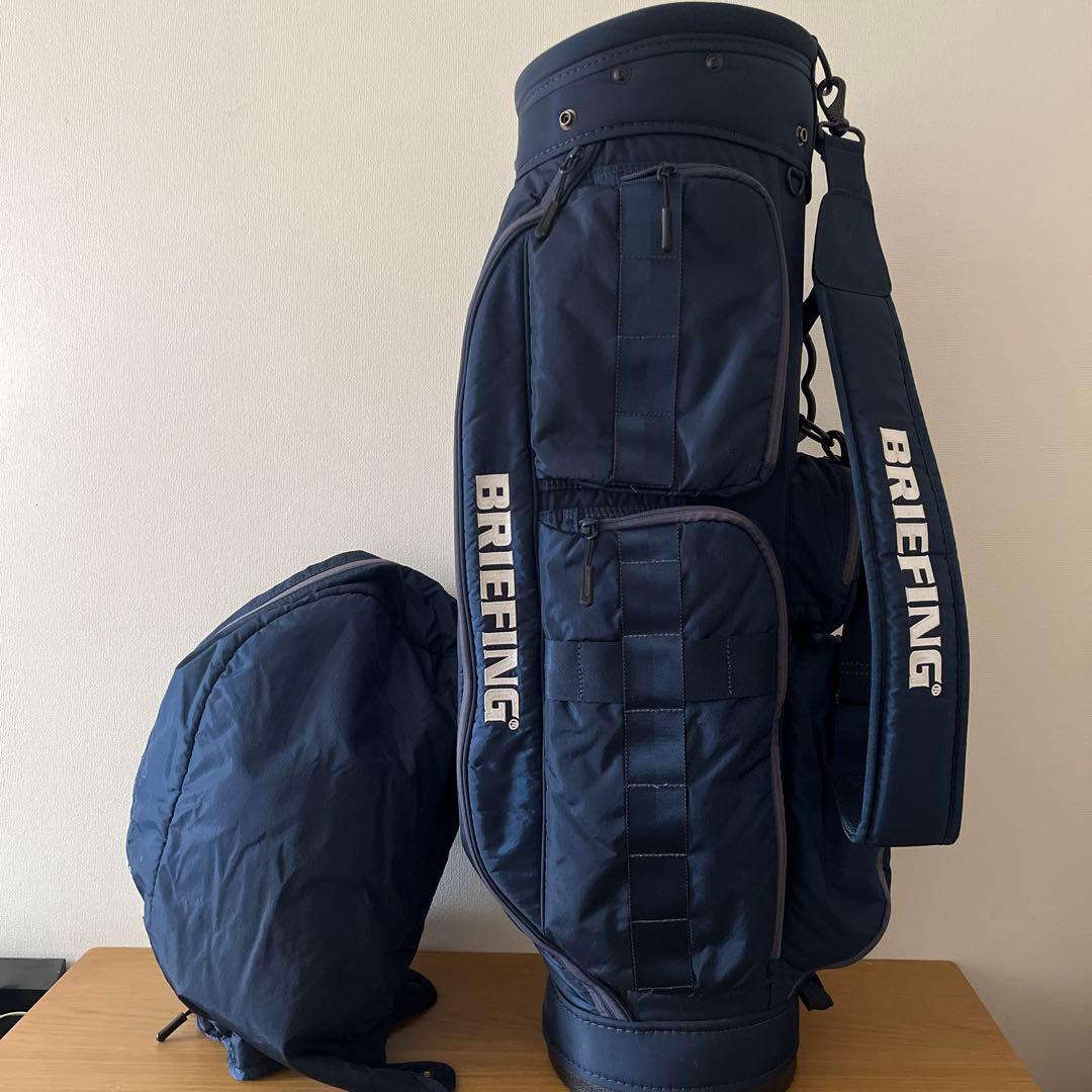 BRIEFING キャディバッグ ネイビー