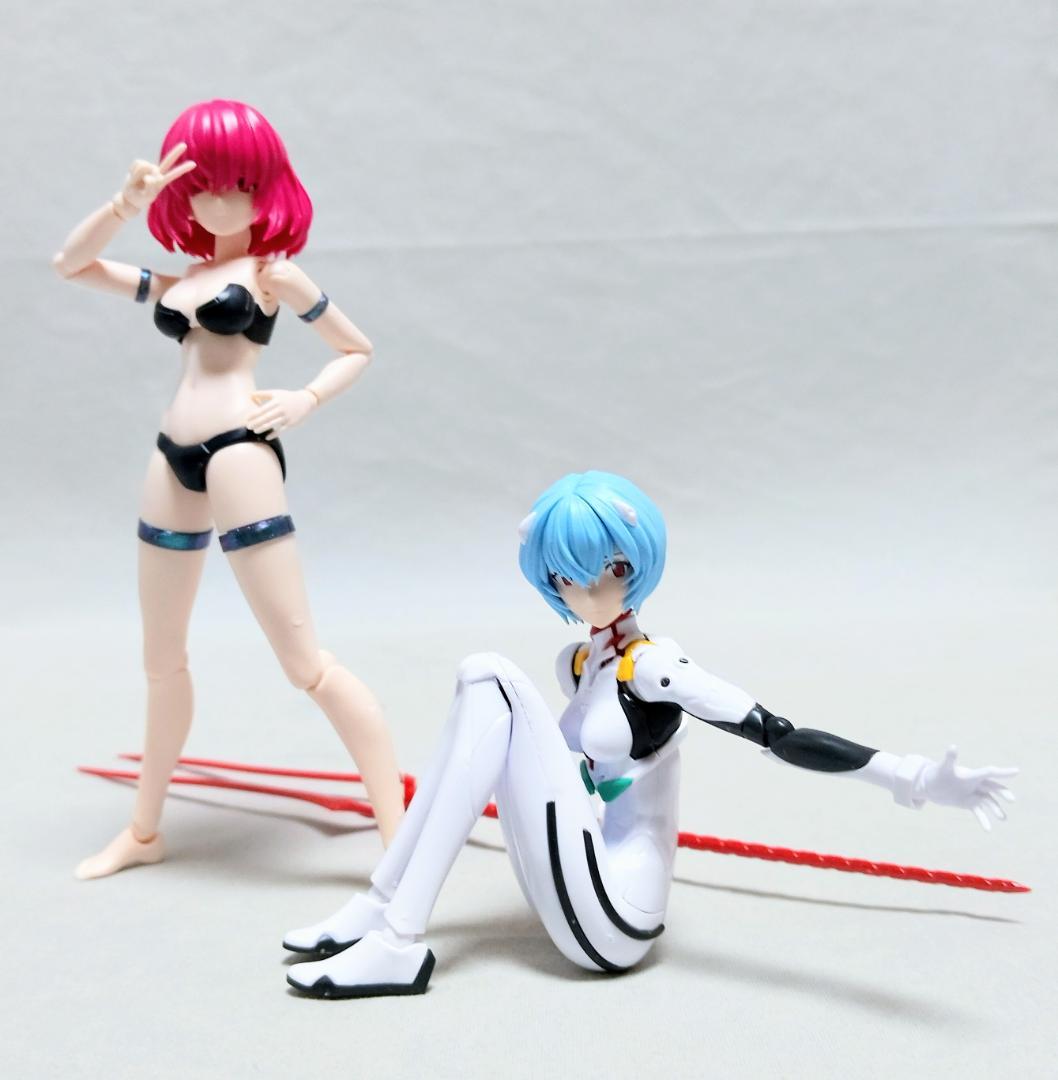 2体セット 完成品 30MP 綾波レイ(プラグスーツVer.) 組立て済