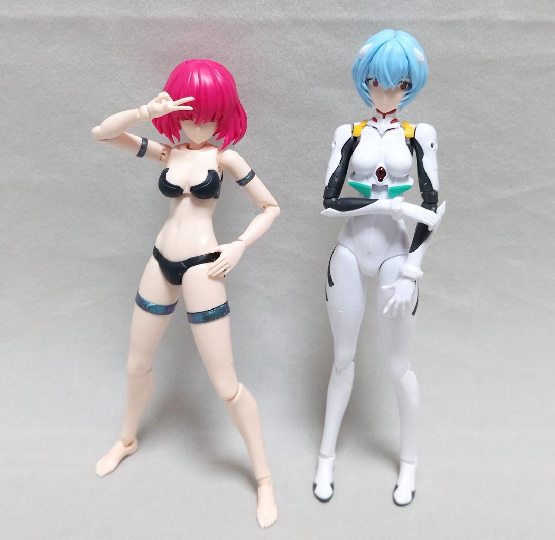 2体セット 完成品 30MP 綾波レイ(プラグスーツVer.) 組立て済