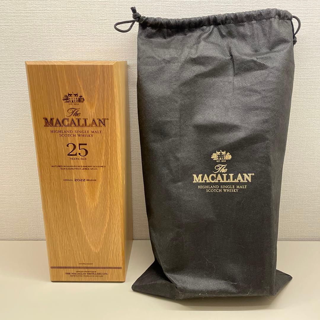 【新品未開封】マッカラン25年 43% 700ml 専用木箱入り
