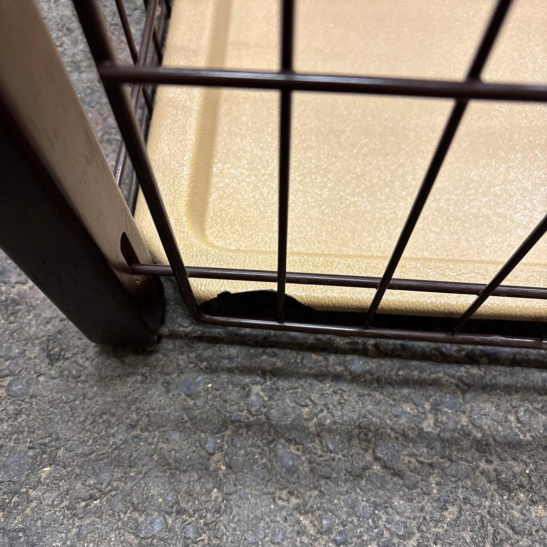 小型犬用ケージ Petio 木製支柱　しつけのできるゲージ