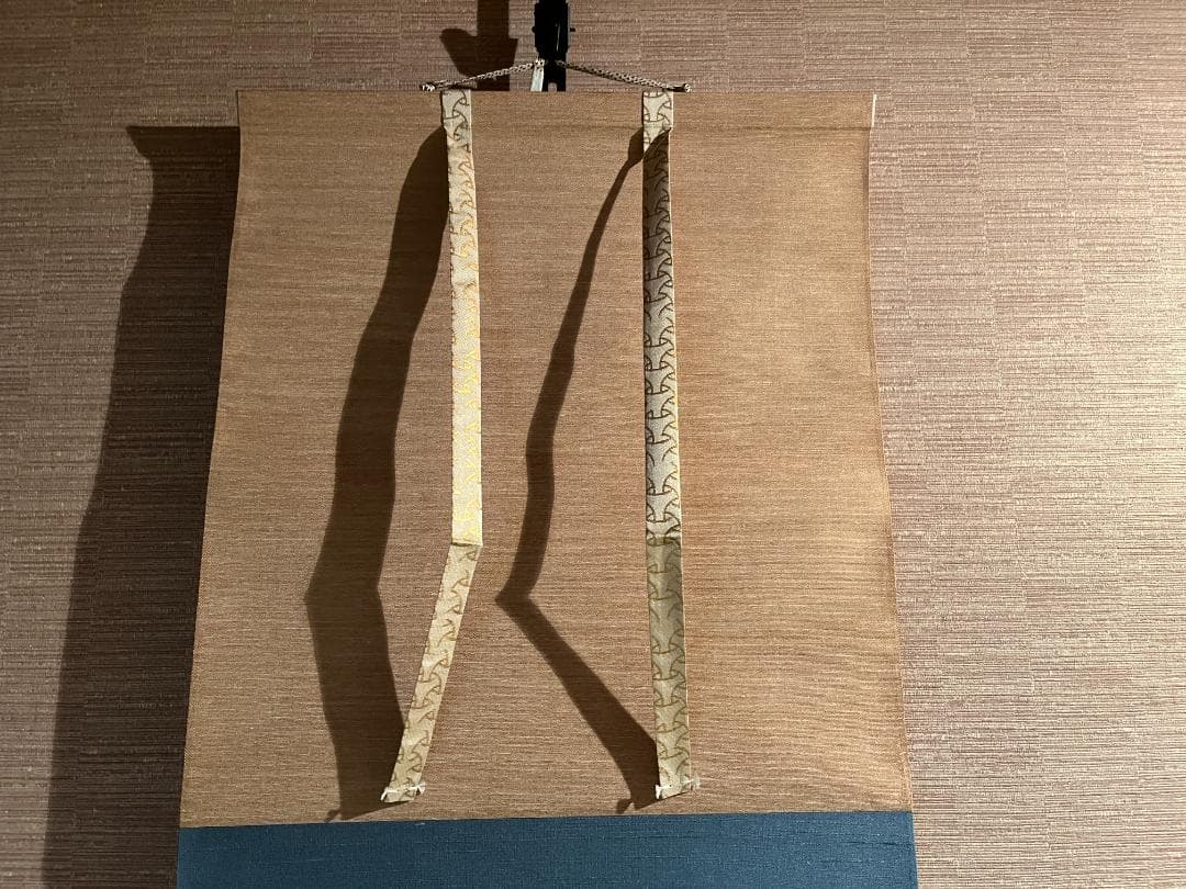 茶掛軸　久田　尋牛斎　一行　「一雨潤千山」　茶道具