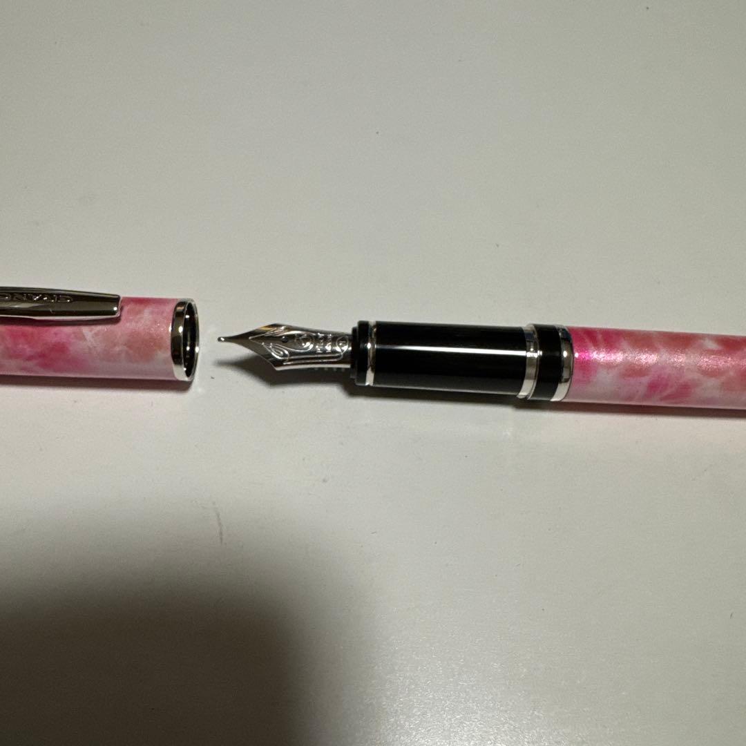 パイロット　万年筆　2014年限定万年筆　グランセ　ピンクオパール　中字　Ｍニブ