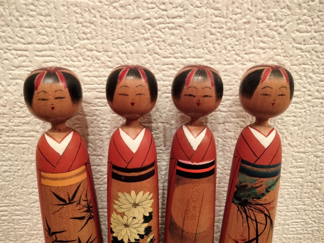 高野与八　こけし　4個セット