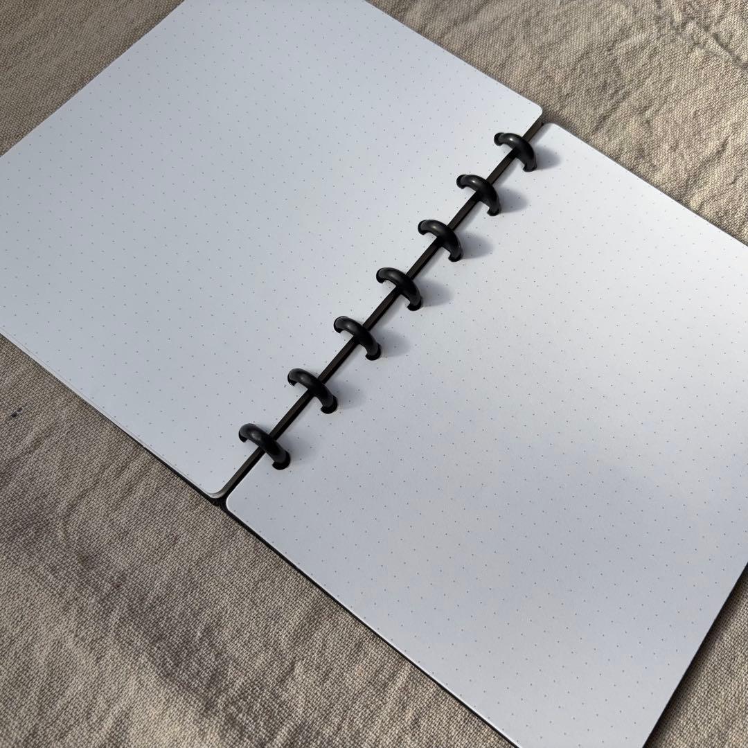 ノート・メモ帳 Grovemade Leather Notebook Medium Black