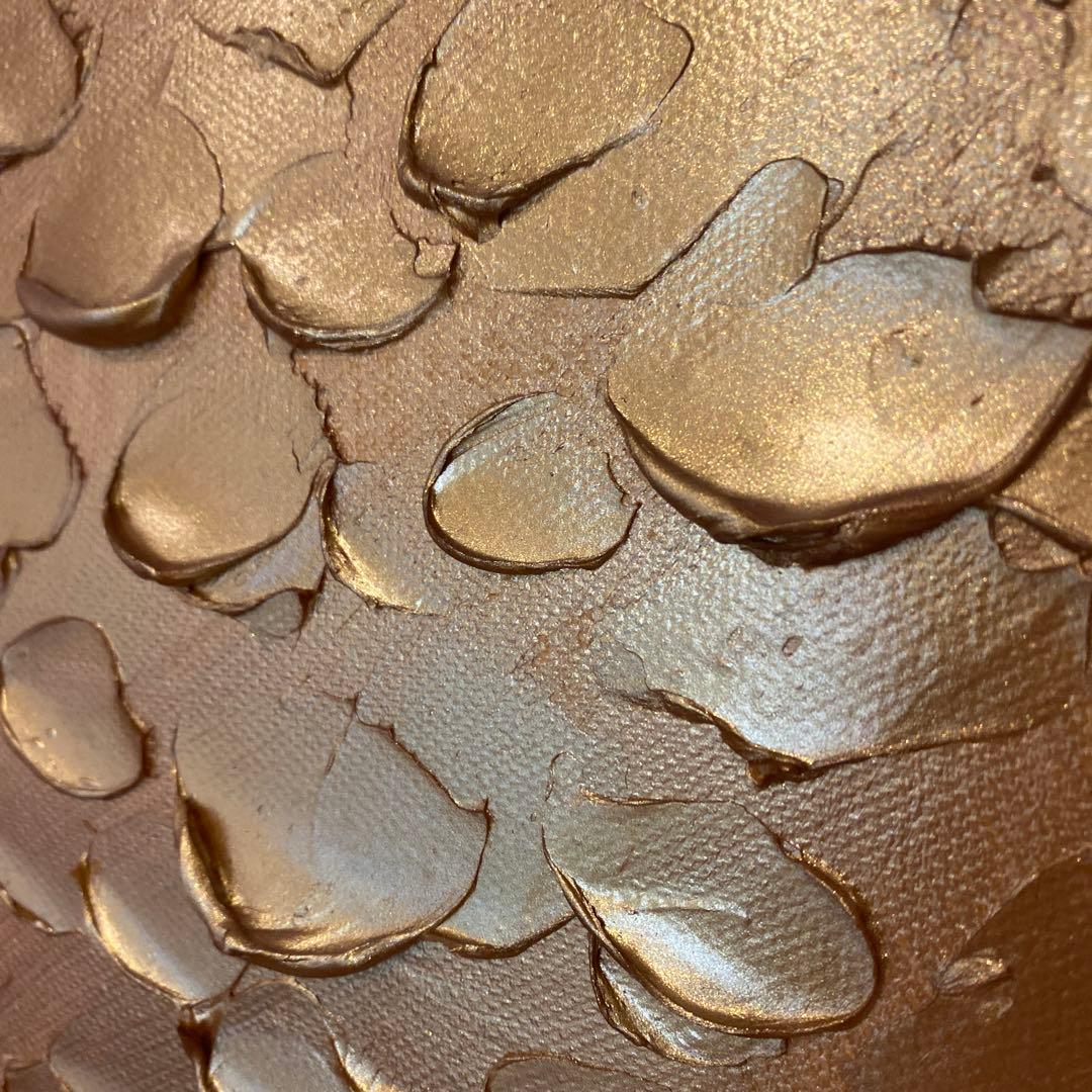 【金色の絵】金の木　絵画　風水