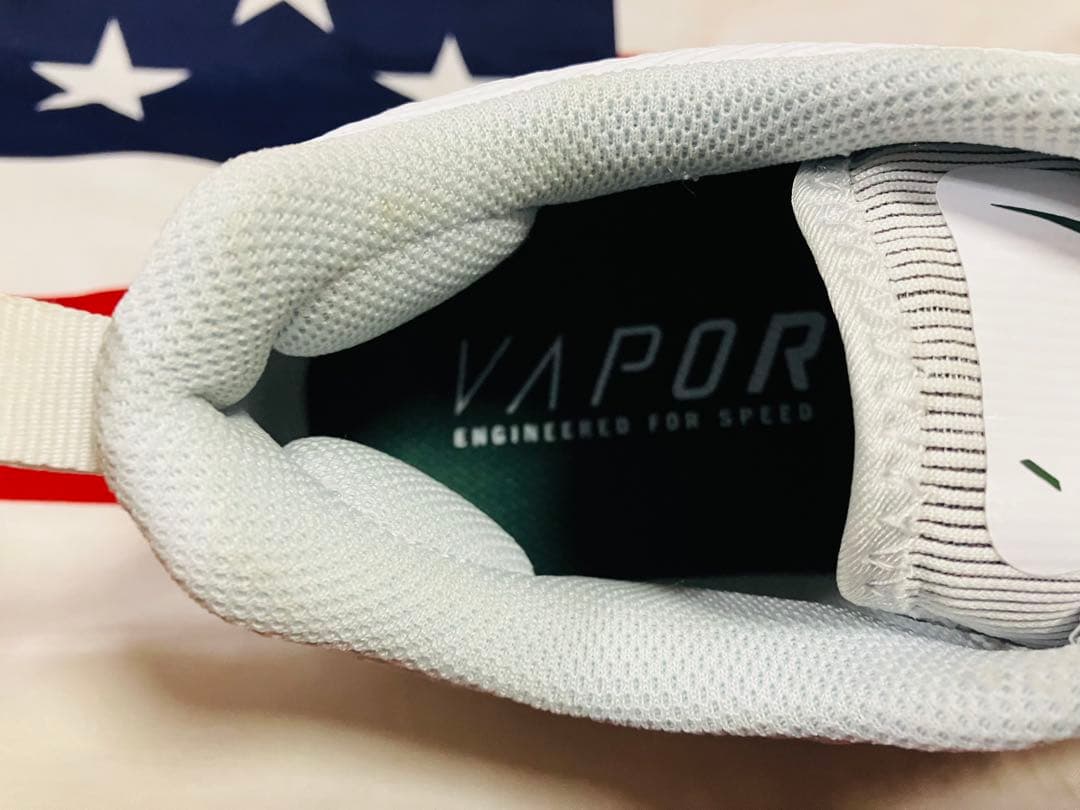 ナイキ　シューズ　ベイパーエッジスピード360 ホワイト／グリーン　28cm