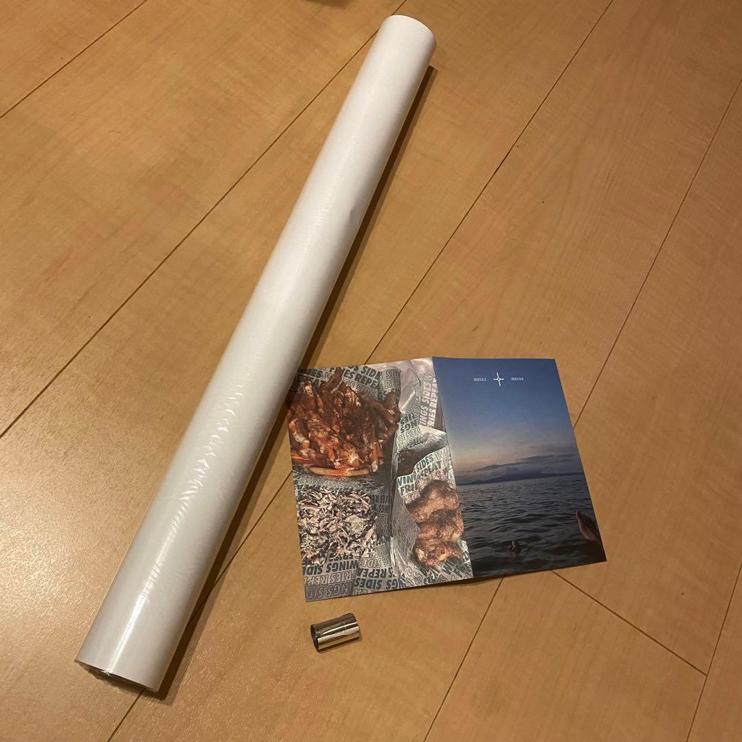 Tohji T4L ポスター　未開封　メッセージカード　銀テープ付き