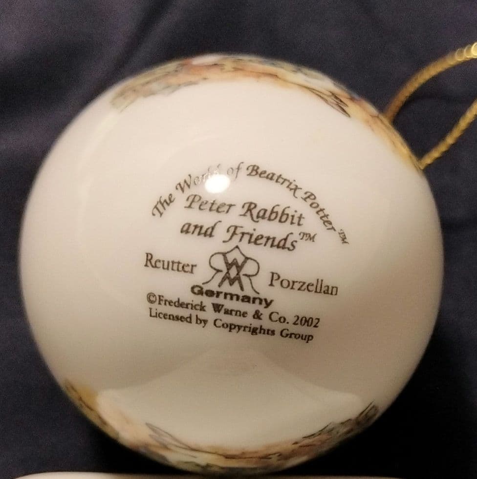 [希少] ピーターラビット 100周年記念オーナメント 3個セット