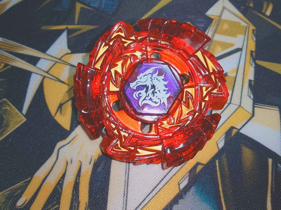 メタルファイトベイブレード　メテオエルドラゴ　連打の赤龍