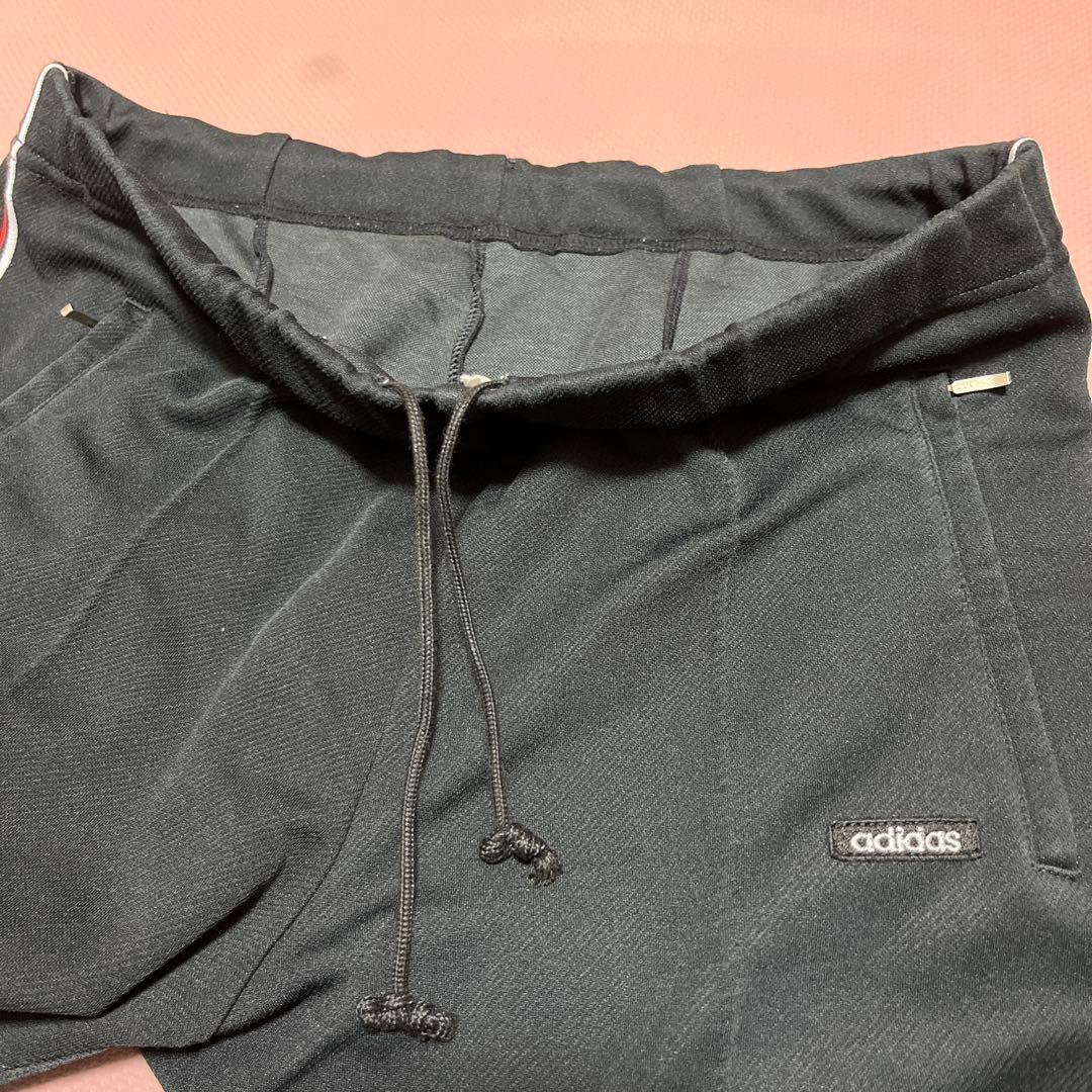 80s古着アディダス 西ドイツ デサント製トラックジャケット上下セット M