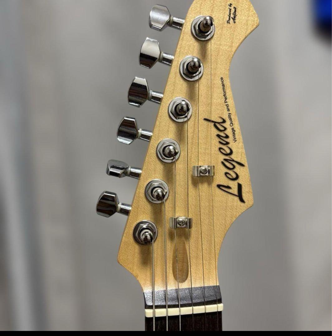 あ*お様 Leguad ブラック エレキギター ストラトタイプ