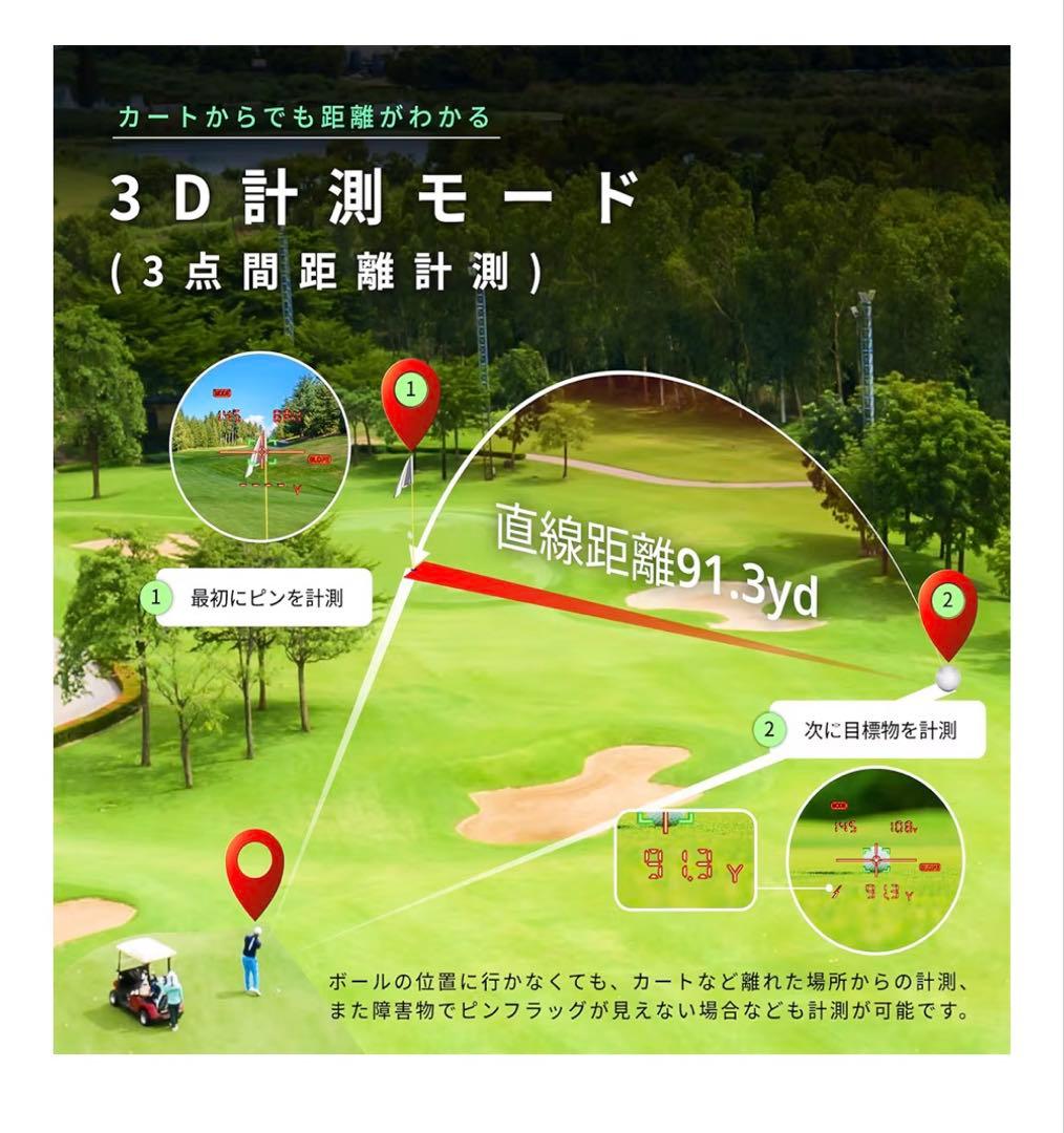 Shot Navi⭐︎ゴルフ⭐︎距離計⭐︎レーザー距離測定器 LINEA ⭐︎新品同様