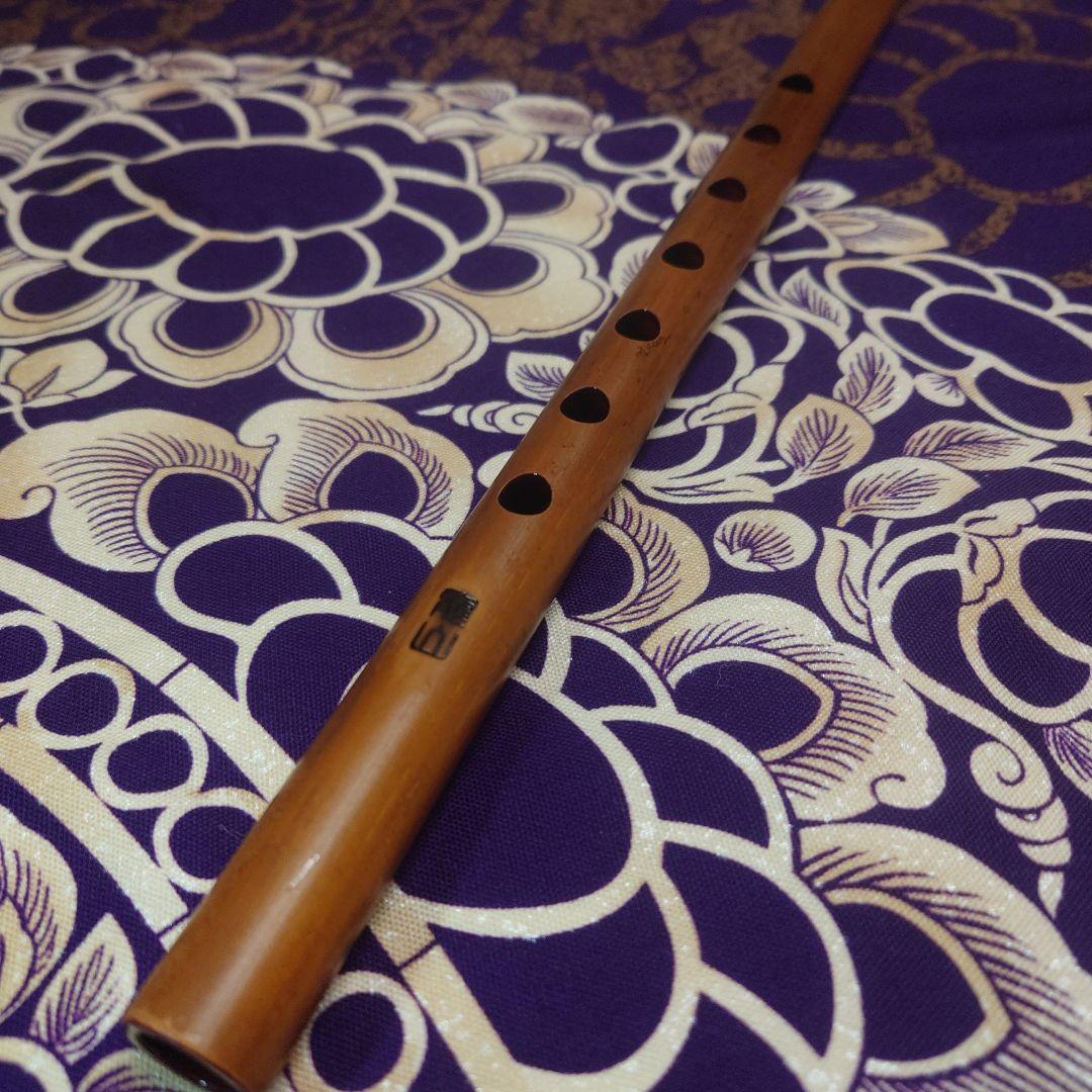 篠笛　古典調　四本調子　拭漆