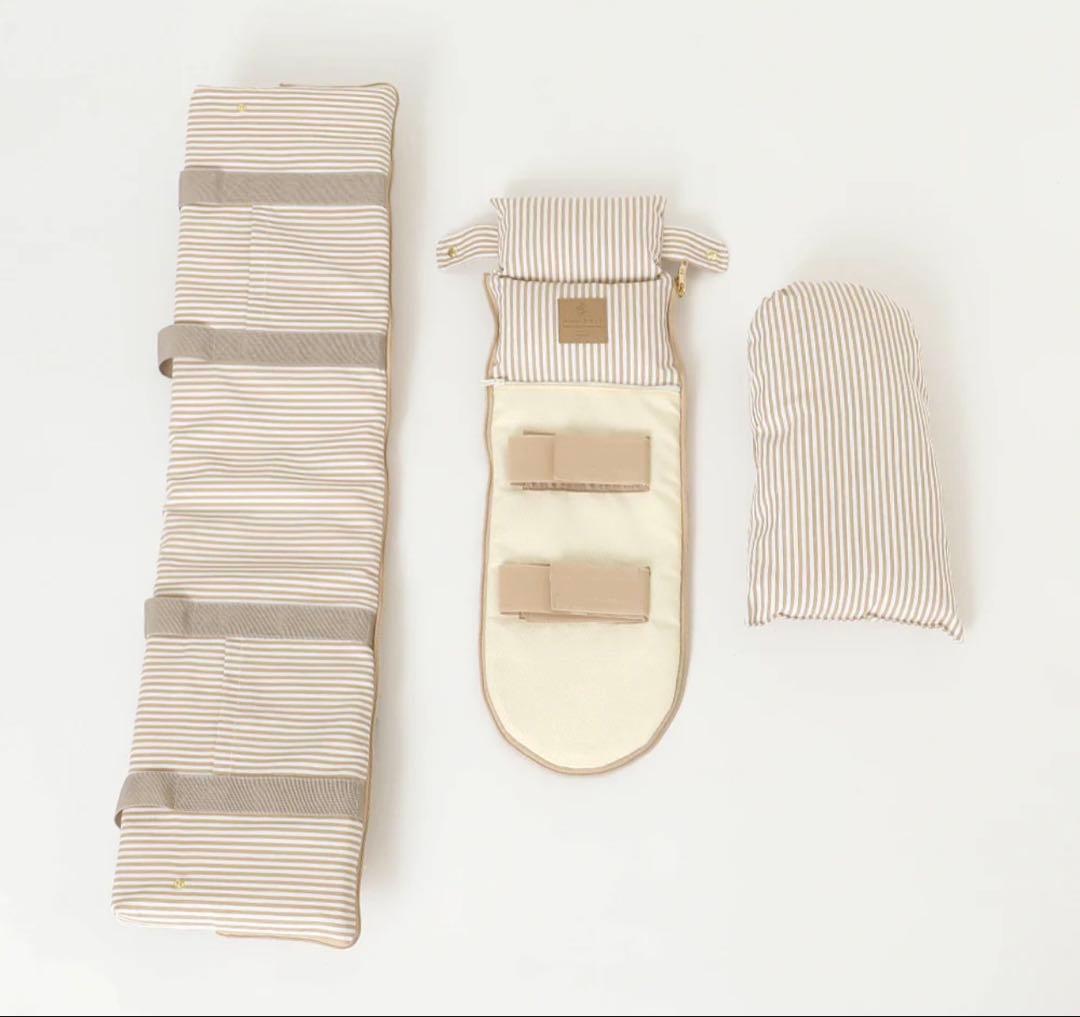 値下中　新品⭐︎モンシェリストライプドライブセンターペットベッド　ドライブベッド