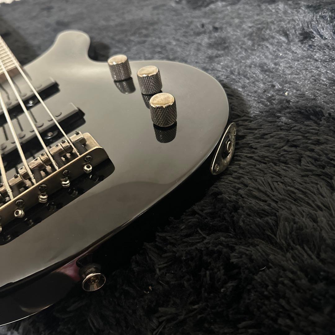 エレキベース 5弦 弦楽器 黒 多弦ベース レア ブラック