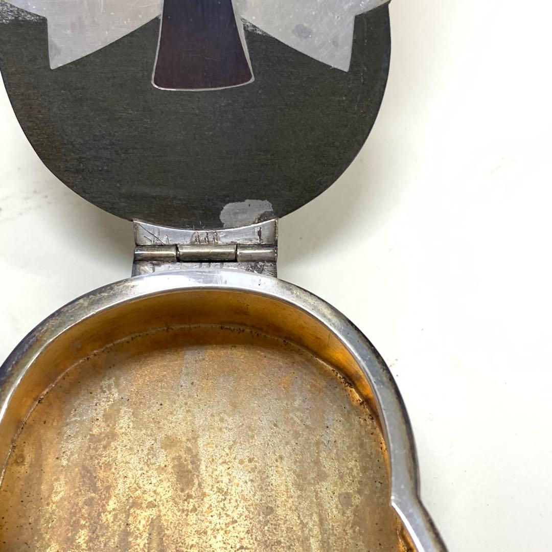 蓋付き楊枝入れ 生駒時計店 生駒製銀製 1932年 5月 戦前