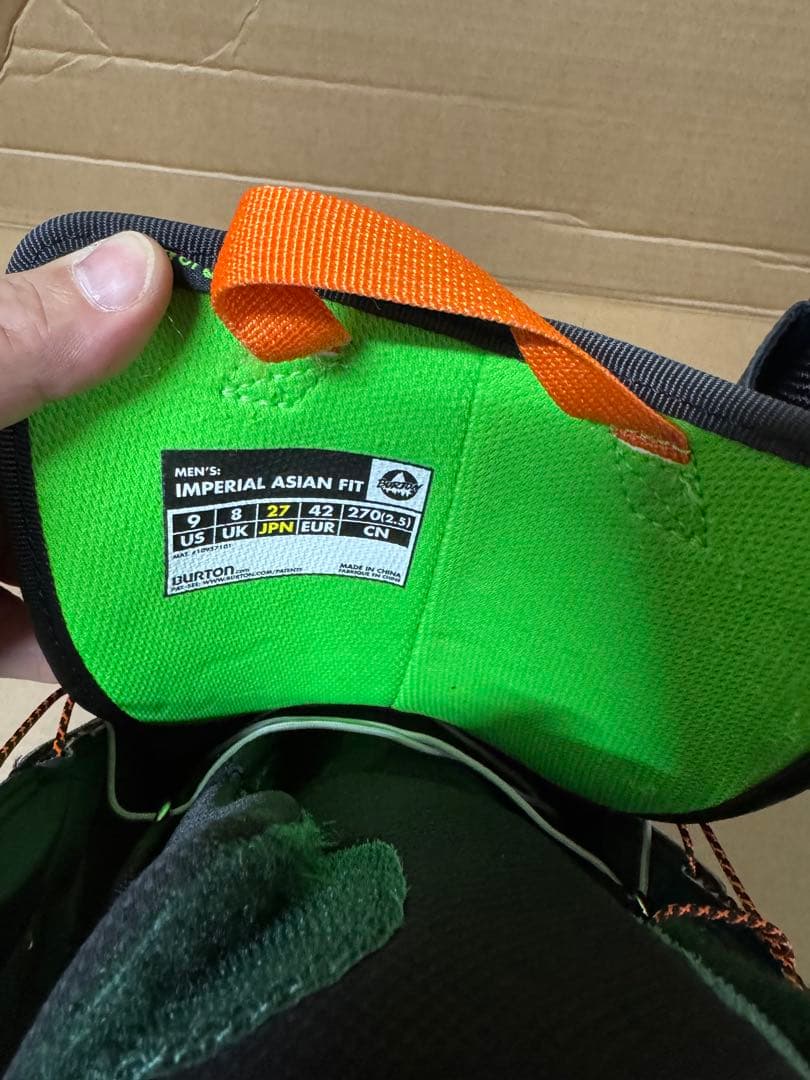 BURTON スノーボードブーツ IMPERIALASIANFIT 27cm美品
